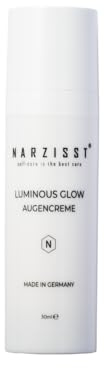 NARZISST LUMINOUS GLOW Augencreme 30 ml – mit Sheabutter, Jojobaöl, Urea & Hyaluronsäure – Feuchtigkeitspflege für die Augenpartie – Made in Germany