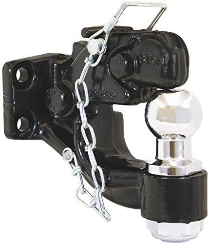 Buyers Products 10045 8-Ton Combination Hitch with Mounting Kit, 1-7/8 Inch Ball, 12000 MGTW, Easily Hook W/Coupler Or Lunette Eye