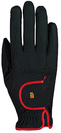 Roeckl Lona Ladies Gloves 8.5 Black/Red