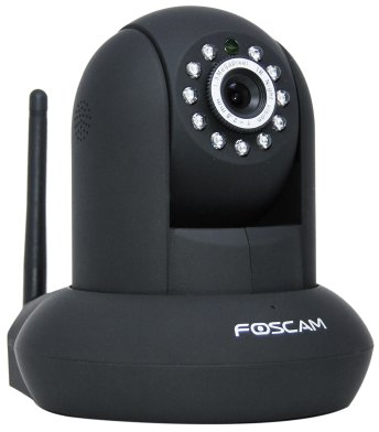 Foscam FI9831P HD IP Kamera Pan/Tilt Überwachungskamera mit Audio (1,3 Megapixel, WLAN, 1280 x 960 Pixel) Schwarz