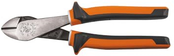 KLEIN TOOLS Diagonal-Seitenschneider, isoliert, schmaler Griff, 21 cm