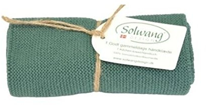 Solwang Handtuch gestrickt in Dunkel Petrol Grün H35