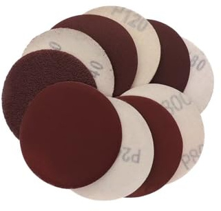 Schleifscheiben 75mm Klett Exzenter Schleifpapier Schleifblätter Korn 320 100 Stück