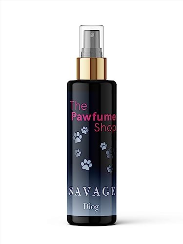 The Pawfume Shop Savage Diog Perfume Spray | Suitable for All Breeds - Luxurious Canine Cologne for Fresh Scent & Odour Control | Premium Pet Grooming Gentle on Skin & Long-Lasting Fragrance - 100ml