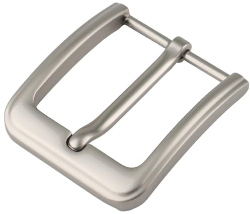 McFanBe Fibbia per Cintura da 28 mm a 38 mm con Fibbia Quadrata a Polo Singolo per Cintura