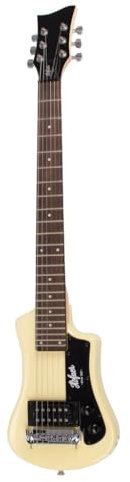 Höfner Shorty E-Gitarre, Creme