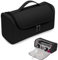 Linpr Reisetasche für Haartrockner, Tragbare Aufbewahrungstasche für Haartrockner mit Aufhängehaken, Wasserdichte Organizer-Taschen für Haartrockner, Kompatibel mit Dyson Airwrap und Zubehör (Schwarz)