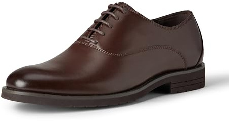 Amazon Essentials Men's Lightweight Oxford Dress Shoes, Cognac, 10