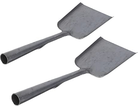 PRETYZOOM 2pcs BBQ Ash Shovels Household Dust Pan Kitchen Ash Shovels Coal for Gardening Efficient Use