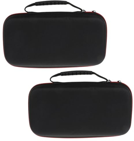 Toyvian 2pezzi Borsa Portatile per Microfono Mano Custodia Eva Antishock e Antipolvere con Chiusura Zip per Viaggi e Protezione Microfoni Handheld e Piccoli