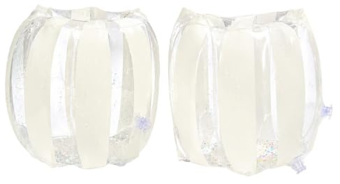 Badarmband för barn – justerbara PVC uppblåsbara träningshjälpmedel | Uppblåsbara simband – PVC-arm för barn | Justerbart simträningshjälp för poolvattenaktiviteter, 6,69 × 7,9 cm