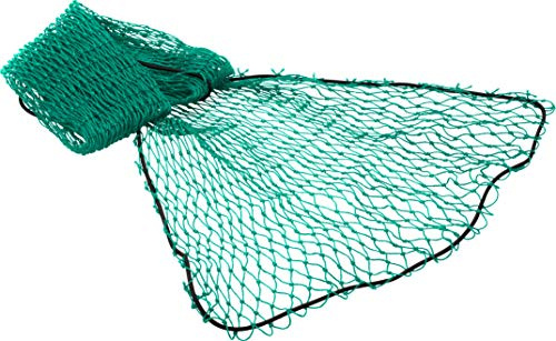 Connex hängnät 160 x 300 cm – grön – 45 x 45 mm maskbredd – 2 mm tjocklek – inklusive elastiskt rep – robust tyg – vädertålig & UV-tålig/bagagenät för lastsäkring/B34068