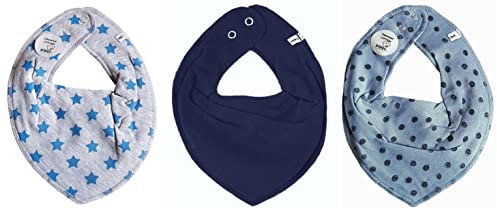 Pippi 3er Set Halstücher Dreieckstücher Sterne (navy Sterne)