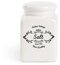 Excelsa Fine Quality Dosa Sale, Ceramica, Bianco Avorio, Dimensioni: cm. 5 x 5 x H.8