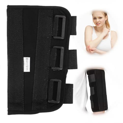 Sonew Ellenbogenbandage, Ellenbogen Fixieren Brace Atmungs Obere Extremität Ellenbogengelenk Gürtel Armschiene Unterstützung Stabilisierung Bandage für Ellenbogen Fixierung(M)