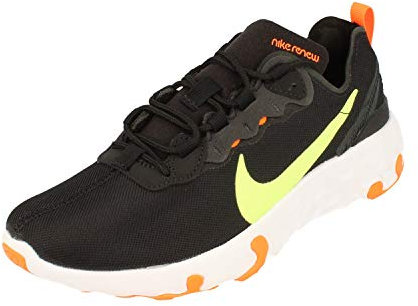 NIKE Renew Element 55 GS Running Trainers CV9644 Sneakers Shoes (UK 6 US 6.5Y EU 39, Black Ghost Green Total Orange 001)