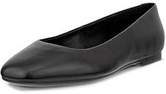 ECCO Damen Margot Plain Toe Ballerina Ballerinas, Schwarz, 40 EU