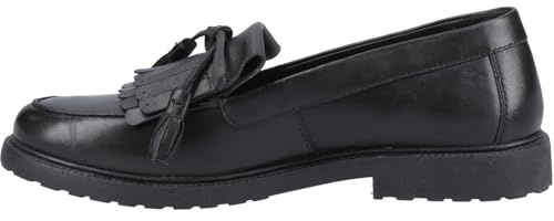 Hush Puppies Female Verity Kiltie Loafer, Black,6