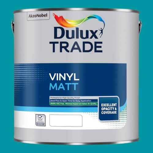 DULUX TRADE VINYL MATT TEAL TOUCH 2.5L