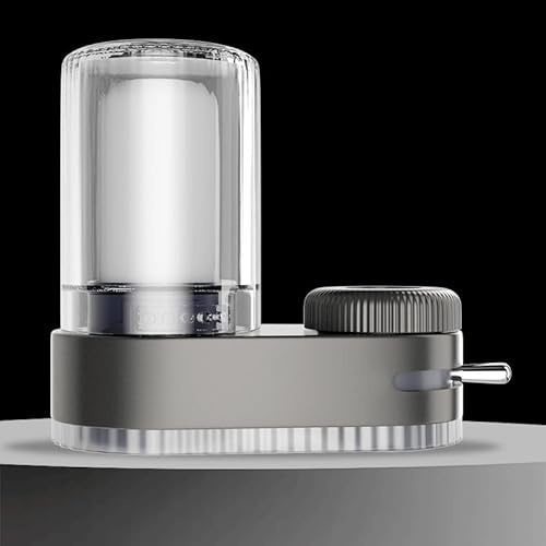 Zuquik Wasserfilter & Kalkfilter für Wasserhahn, 7-Stufen Wasserhahn Filter für Trinkwasser, Filtersystem für Küche & Bad (Inkl. Ersatzfilter)