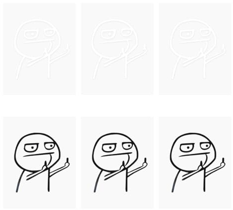 RAMGLYO 6 pegatinas decorativas para el dedo medio, pegatinas divertidas para el dedo medio, pegatinas de dibujos animados para coche, ventana, motocicleta, ordenador portátil (negro + blanco)