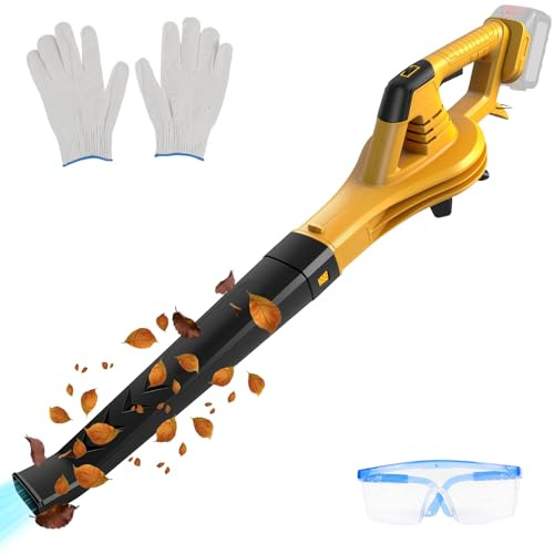 Cordless Leaf Blower for Makita 18V Battery, Electric Powerful Leaf Blowers Brushless Motor, 6 Variable Speed for Cleaning Patio, Yard, Sidewalk, Garden (Bare Tool, Without Battery)