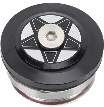 EMUKOEP Serie Sterzo per Bici, Lega di Alluminio, Doppio Cuscinetto, Set di Coppe Forcella Anteriore per Bicicletta Colorfast per Telai a Tubo Dritto da 41,8 Mm