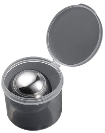 Sturdy Nonrust Steel Whiskeys Ice Ball Fast Freezing Cooling Stone for Alcoholic Drinking Sphere Shape Rustproof Whiskys Cooling Stone Nonrust Steel