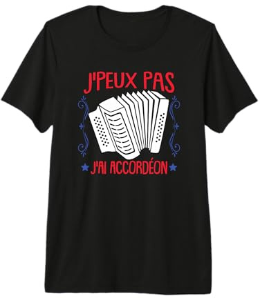 Accordéon T-Shirt Haut de Gamme