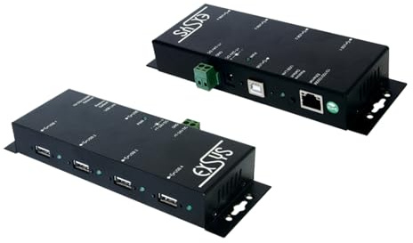 Exsys EX-6002 Multifunktions USB 2.0 Printserver, 4 x USB-A Kupplung