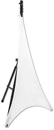 Expand Stativsegel, Stativcover Weiß - Stativ Segel, Cover für Lautsprecherstative - Einseitig - B1 - Stretch