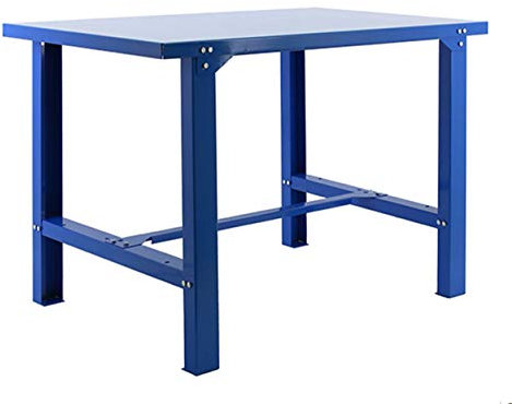 SimonRack Banco de Trabajo Taller, Capacidad Carga 600 kg, 830x1500x730 mm, Mesa de Trabajo, Azul - BT6