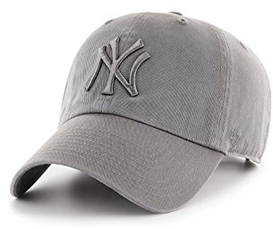 '47 Brand Clean Up Strapback NY Yankees RGW17GWSNL-DY Grau, Size:ONE Size
