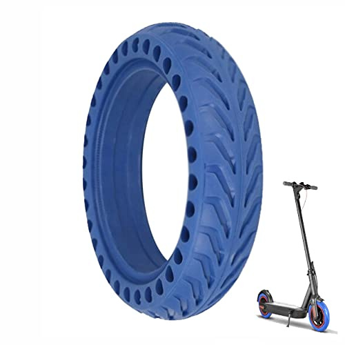 HORO.ES - Rueda Maciza Neumático V1 reemplazo llanta 8,5 pulgadas patinete eléctrico perforada de colores | Compatible con Xiaomi Scooter M365 / 1S / Essential/Pro / PRO2 (1PC Azul)