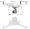 Stabilisateur de cardan / housse de caméra compatible avec DJI Phantom 4 Pro Gimbal Lock Drone Accessoires