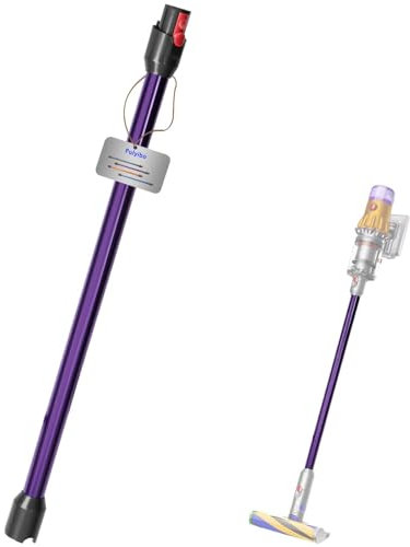Pulyibo Verlängerungsrohr für Dyson V12 Detect Slim Stabstaubsauger, Ersatz Teleskoprohr, Rohr für Dyson Ersatz Teleskoprohr Schnellspanner Verlängerungsstange, Staubsaugerrohr Zubehör 74cm（Violett）