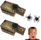 VARKAGE 2 Stücke Spinne in Der Box, Spinnenbox Scherzartikel, Spider Prank Box, Realistische Spinnenbox aus Geschenk für Geschenkbox, Kinder Erwachsene Party Favors Gifts (2 Spinnen)