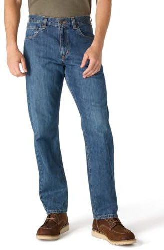 Carhartt Men's Relaxed Straight Jean, Bay, W36 x L30