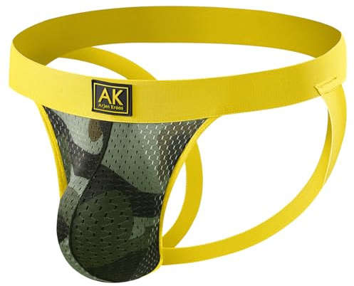 Casey Kevin Jockstrap Hombre Camuflaje Deportes Ropa Interior Suspensorio Sexy Slips