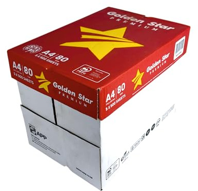 Envases y Más Caja 2500 Folios A4 80gr Papel Impresora Multifunción | 5 Resmas 500 Hojas, Papel Blanco A4 Para Fotocopiadora e Impresora Láser y Tinta, Paquete Oficina Imprimir y Escribir Calidad