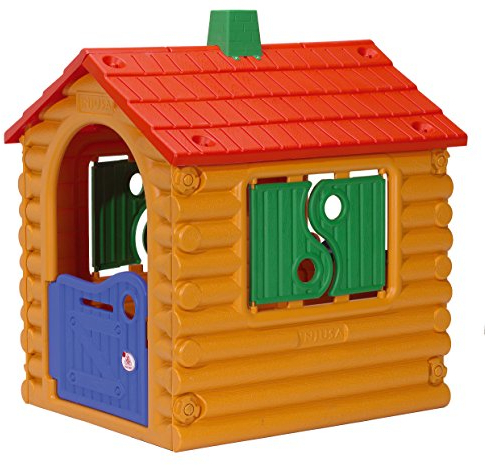 Casita Infantil de Jardín The Hut – Casa de Juguete para Niños 3 Años 4 Años 5 Años 6 Años con Puerta + Ventanas y Detalles Realistas – INJUSA