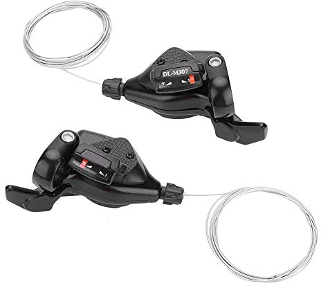 manettes de Vitesse Replacement pour vélo, 1 Paire Triple 3X7/8/9 Vitesses dérailleur Gauche/Droite dérailleur vélo eérieur-Frein à Disque VTT Pièces VTT Accessoires(3*9速)
