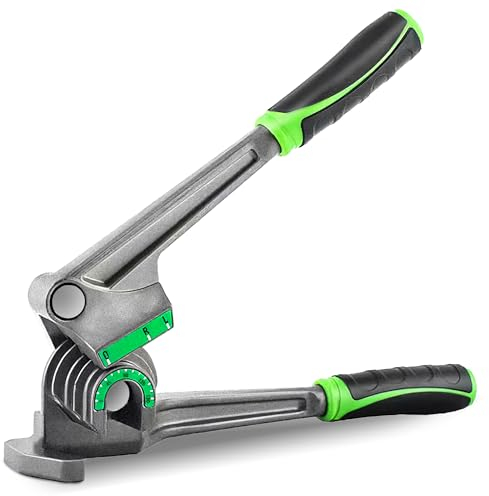 1/4, 5/16, 3/8 (6/8/10mm) O.D. Tube Bender 3-in-1 Tubing Bender 180° HVAC Pipe Bender Copper Aluminum Tubes Bending Tool for Air Conditioning Refrigeration Repair