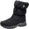 GILKUO Winterstiefel Damen Wasserdicht Schneestiefel Gefüttert Reißverschluss Schneeschuhe Winterschuhe Stiefel Warm Winter Boots Schwarz Größe 39