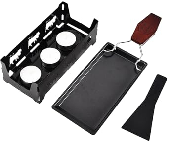 Vastsea Raclette Bandeja para Hornear, Raclette Grill Antiadherente, Raclette Grill de Sobremesa, para derretir Queso con Chocolate, Apto para Hogar, Restaurante o Panadería