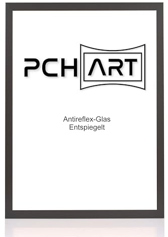 PCH[art] Bildram New Malmø – Anti-Reflex | Färg: Svart | storlek: 80 x 120 | elegant ram för dina foton och motiv