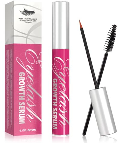 Pauline CY Serum Pestañas,Serum Pestañas Crecimiento,Con Ingredientes Naturales,Tratamiento Fortalecedor y Alargador Para Pestañas y Cejas,Para Un MáS Grueso,MáS Completo,MáS Fuerte(5ML)