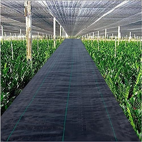Membrane de contrôle des mauvaises herbes 60 cm de large – Tissu de protection contre les mauvaises herbes pour jardin, parterres de fleurs et étangs, bâche de 10 m à 200 m de long (0,6 m x 190 m)