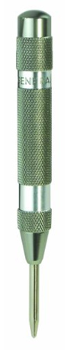 General Tools Automatic Center Punch #89 with Adjustable Stroke, Stainless Steel