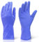 X2 Pairs of The Chemical Hut Extra Large Blue Industrial Cleaning and Washing Up Rubber Gloves XL.